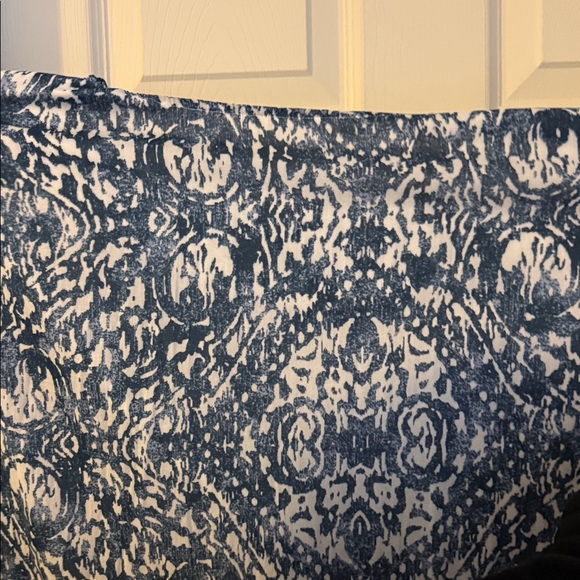 Abercrombie & Fitch Navy Patterned Maxi Dress - Picture 8 of 9